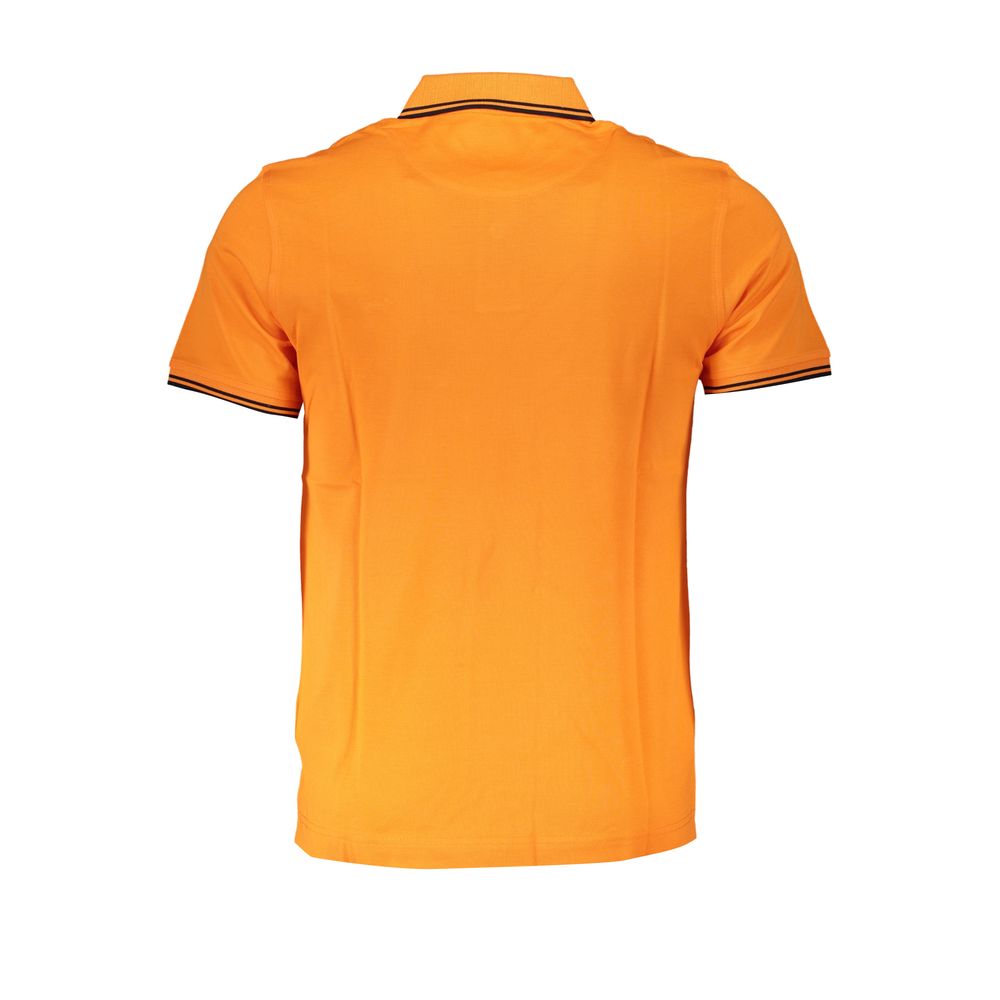 Harmont & Blaine Orange Cotton Polo Shirt | Regal Royce