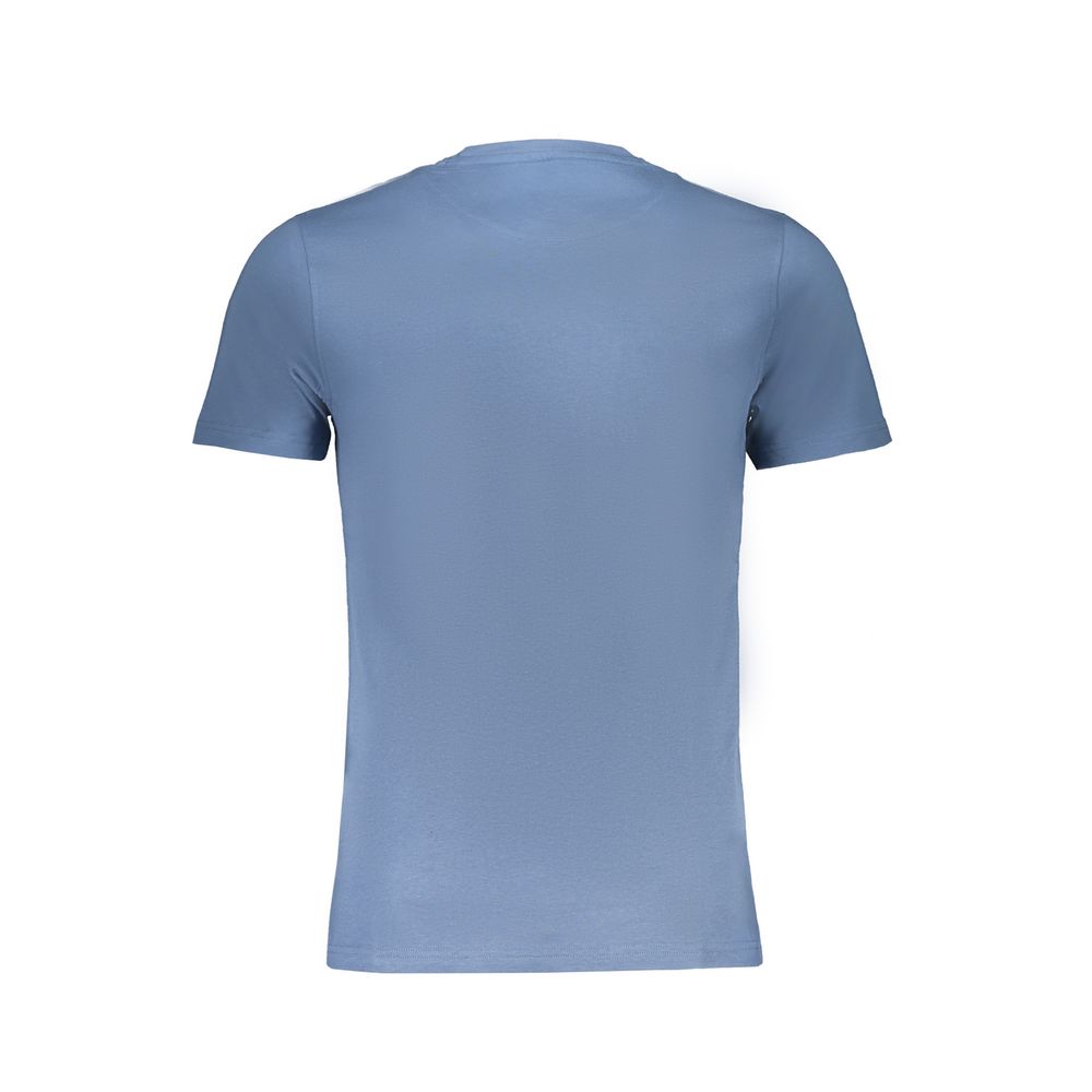 Harmont & Blaine Blu Cotton Men T-Shirt | Regal Royce