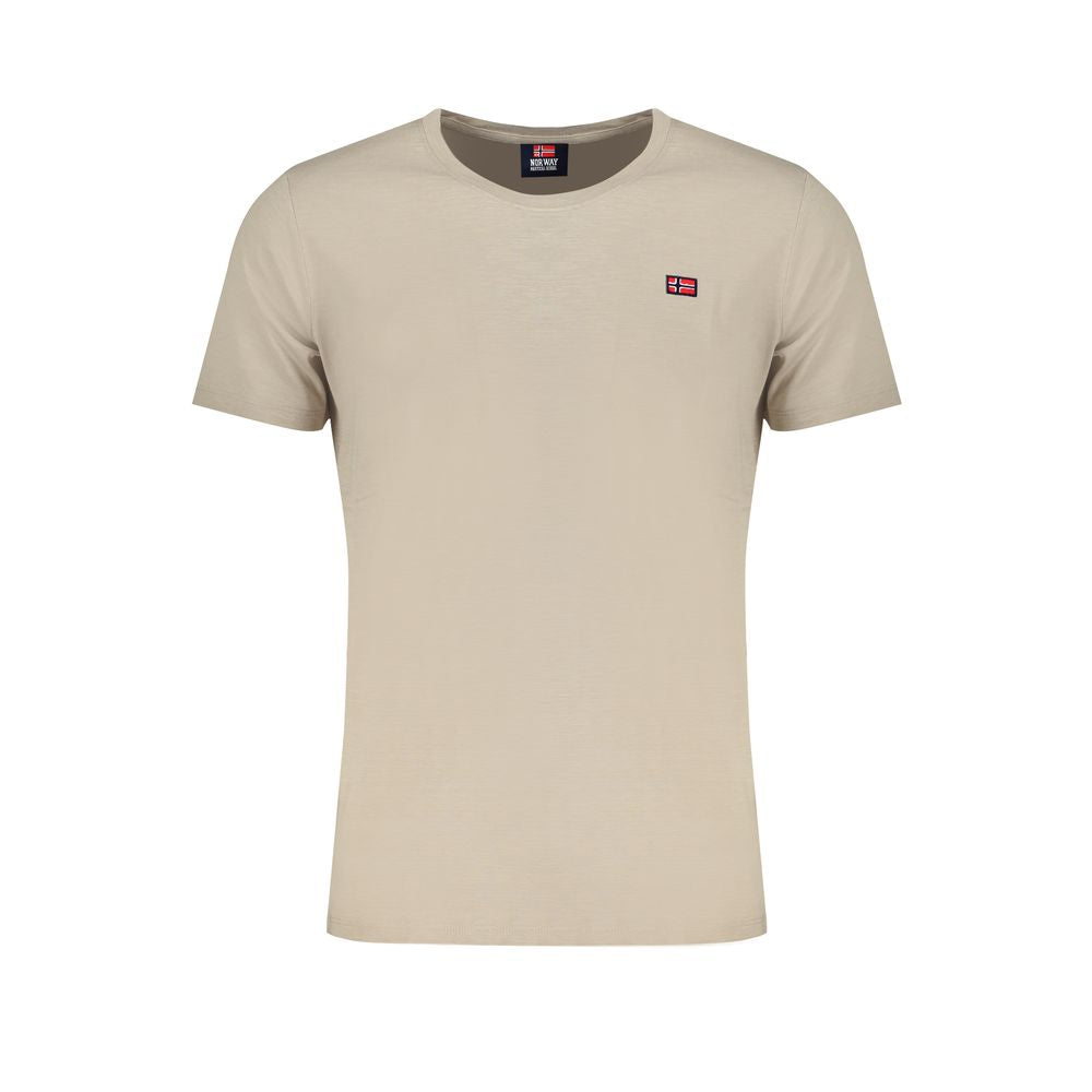 Norway 1963 Beige Cotton Men's T-Shirt | Regal Royce