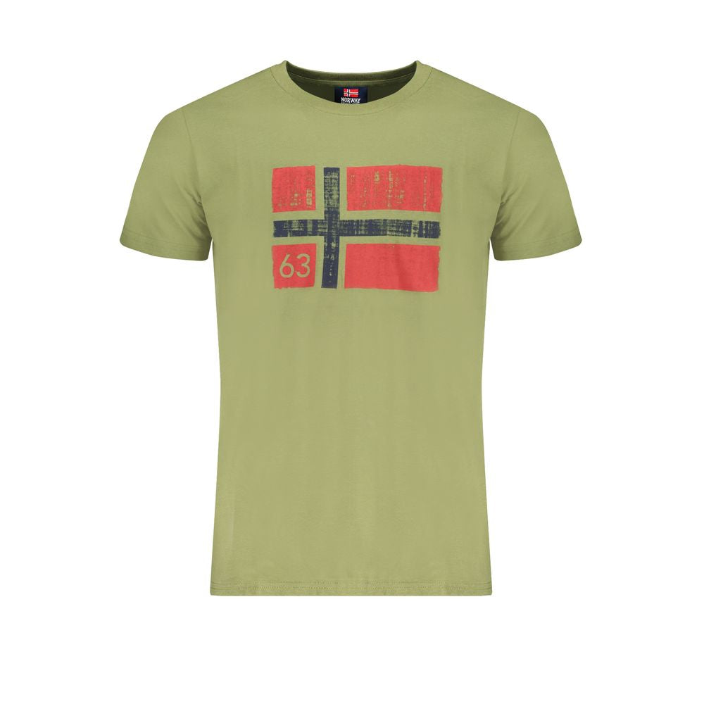Norway 1963 Verde Cotton Men T-Shirt | Regal Royce