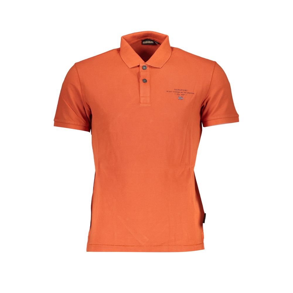 Napapijri Arancione Cotton Men Polo | Regal Royce