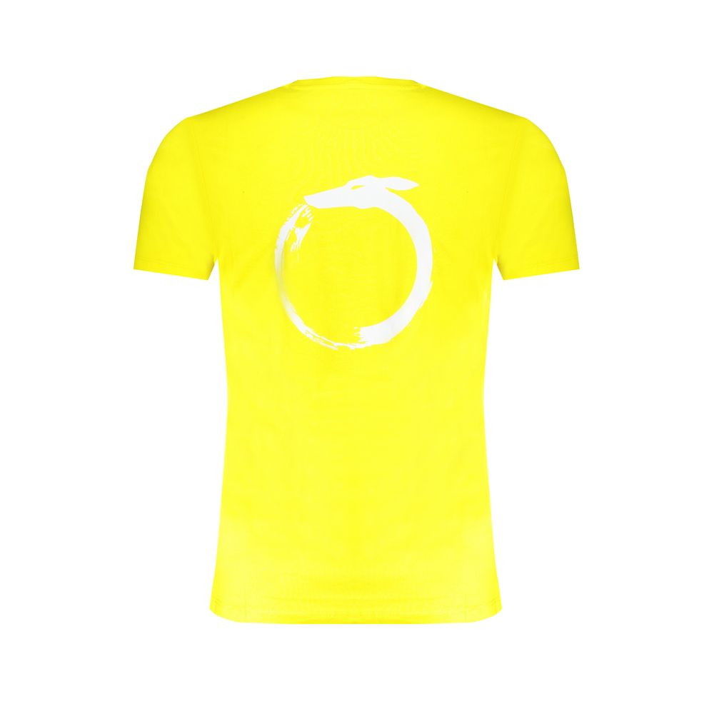 Trussardi Yellow Cotton Men's T-Shirt | Regal Royce