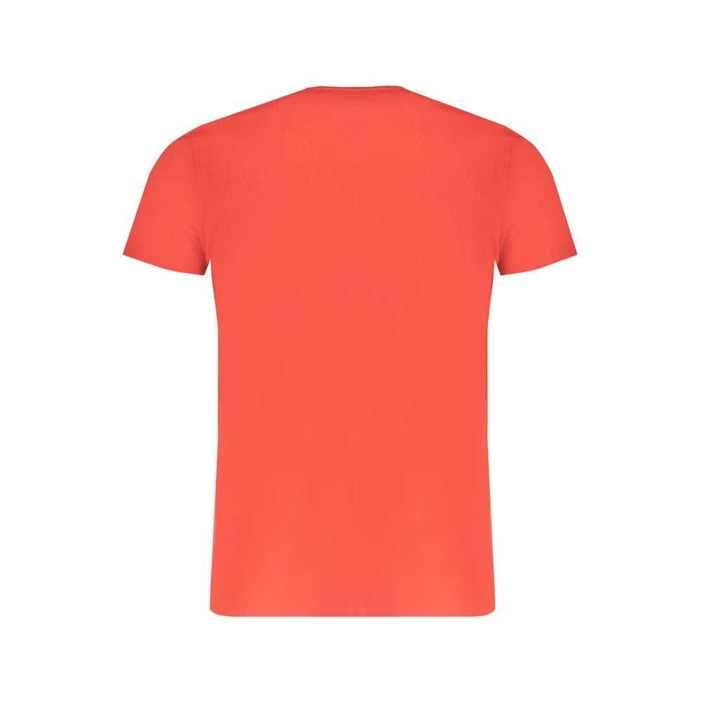 Trussardi Rosso Cotton Men T-Shirt | Regal Royce