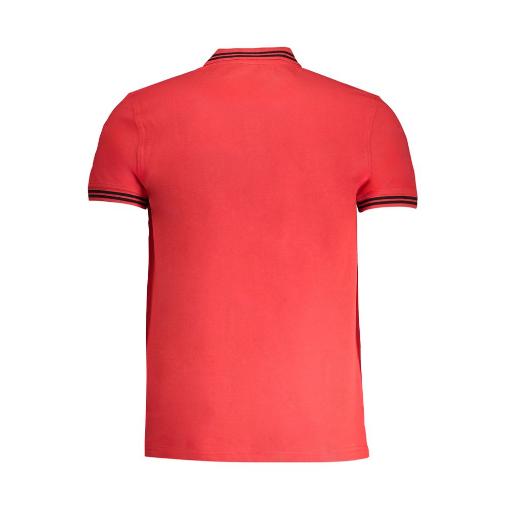 Cavalli Class Red Cotton Mens Polo Shirt | Regal Royce