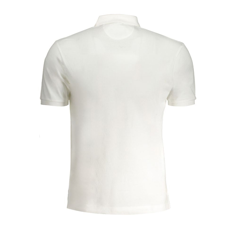 La Martina White Cotton Men Polo Shirt | Regal Royce
