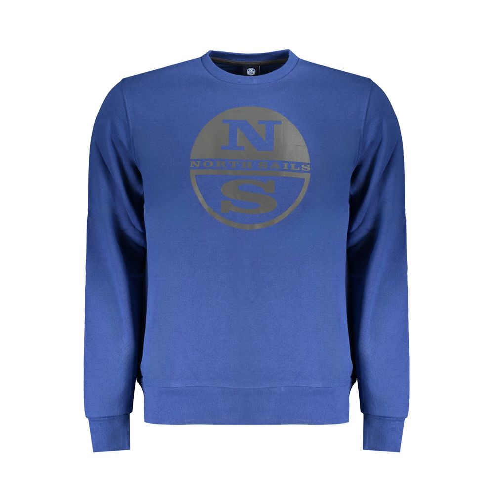 North Sails Blue Cotton Men Sweater | Regal Royce