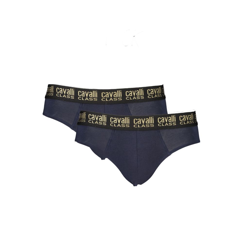 Cavalli Class Blue Cotton Men's Briefs | Regal Royce