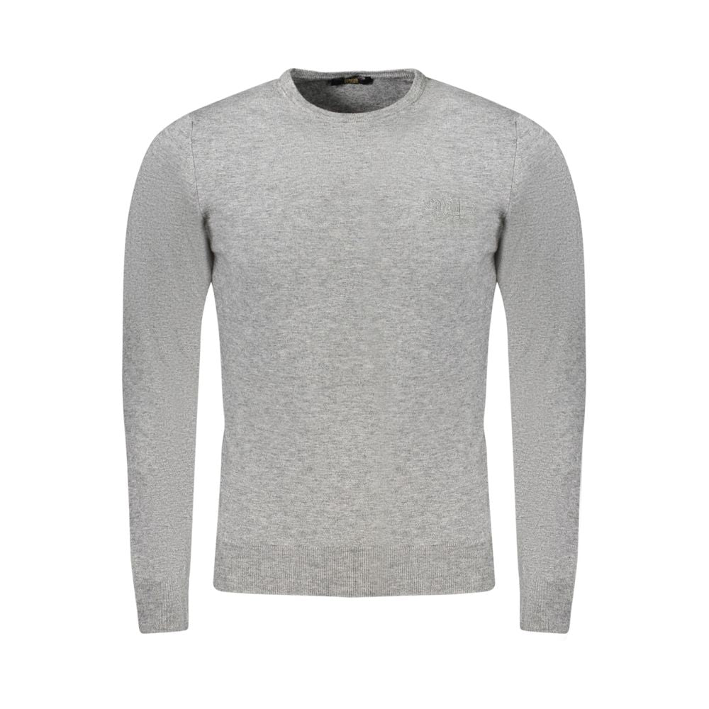 Cavalli Class Grigio Viscosa Men's Sweater | Regal Royce