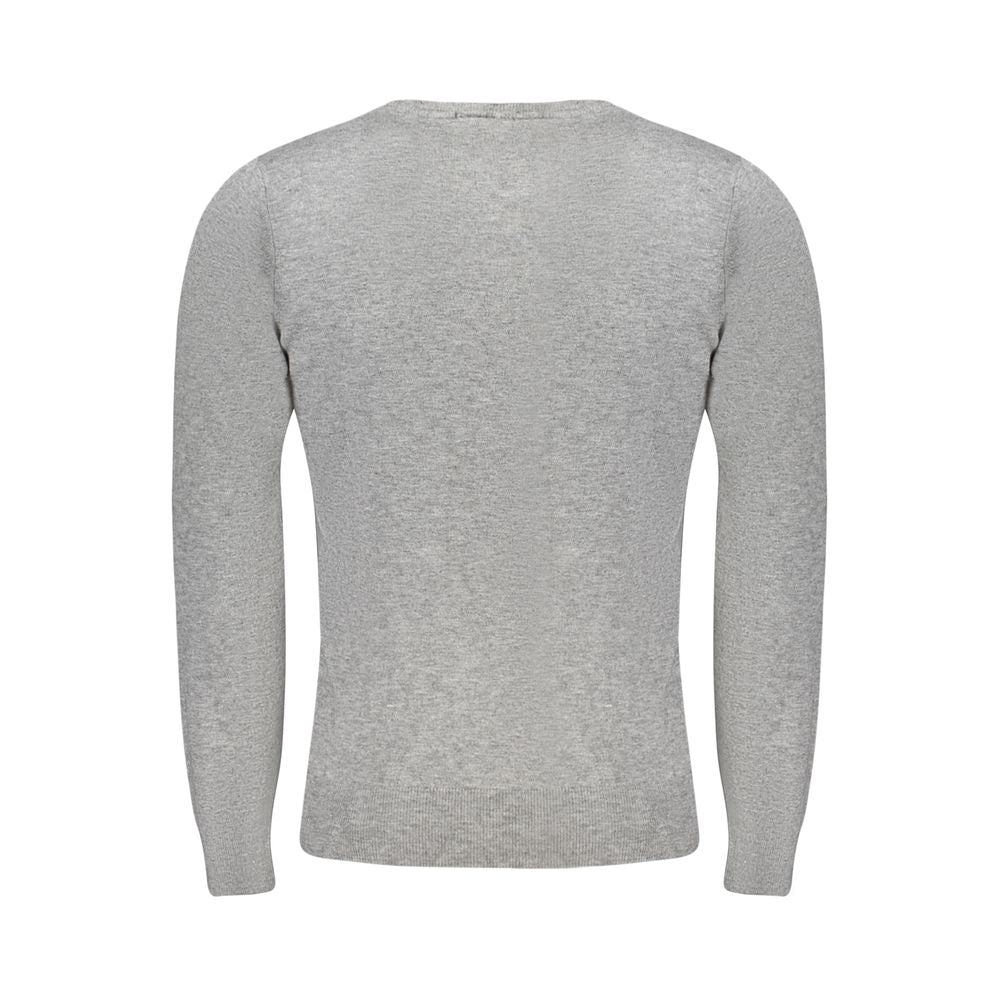Cavalli Class Grigio Viscosa Men's Sweater | Regal Royce