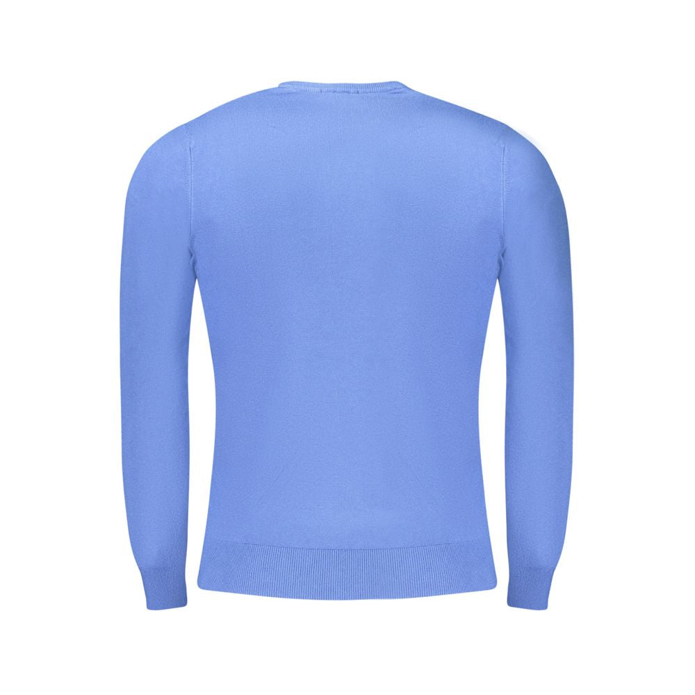 Cavalli Class Blu Viscosa Men Sweater | Regal Royce