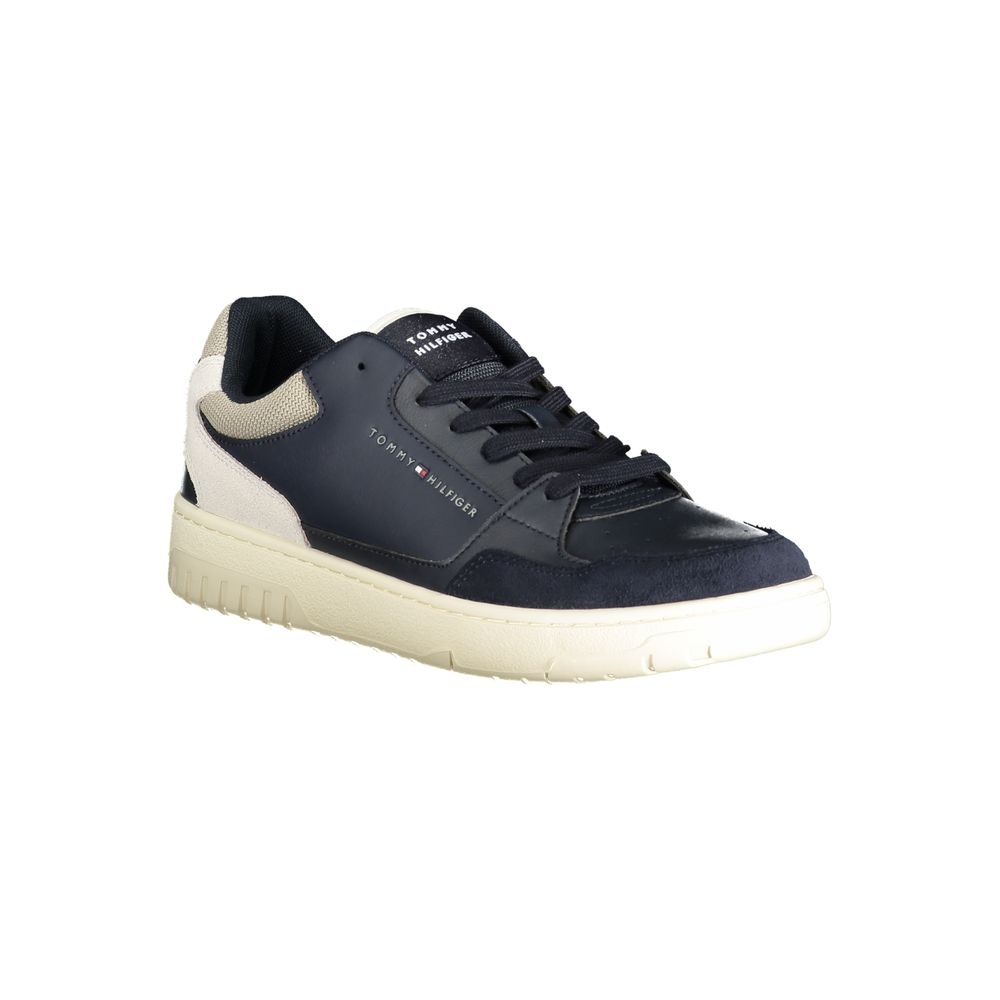 Tommy Hilfiger Blue Polyurethane Men Sneaker | Regal Royce