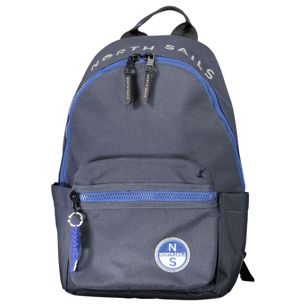 North Sails Blu Polyester Men Backpack | Regal Royce