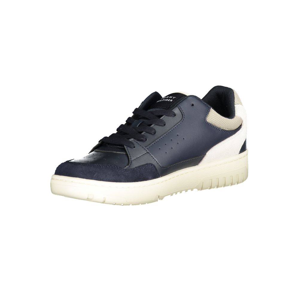 Tommy Hilfiger Blue Polyurethane Men Sneaker | Regal Royce