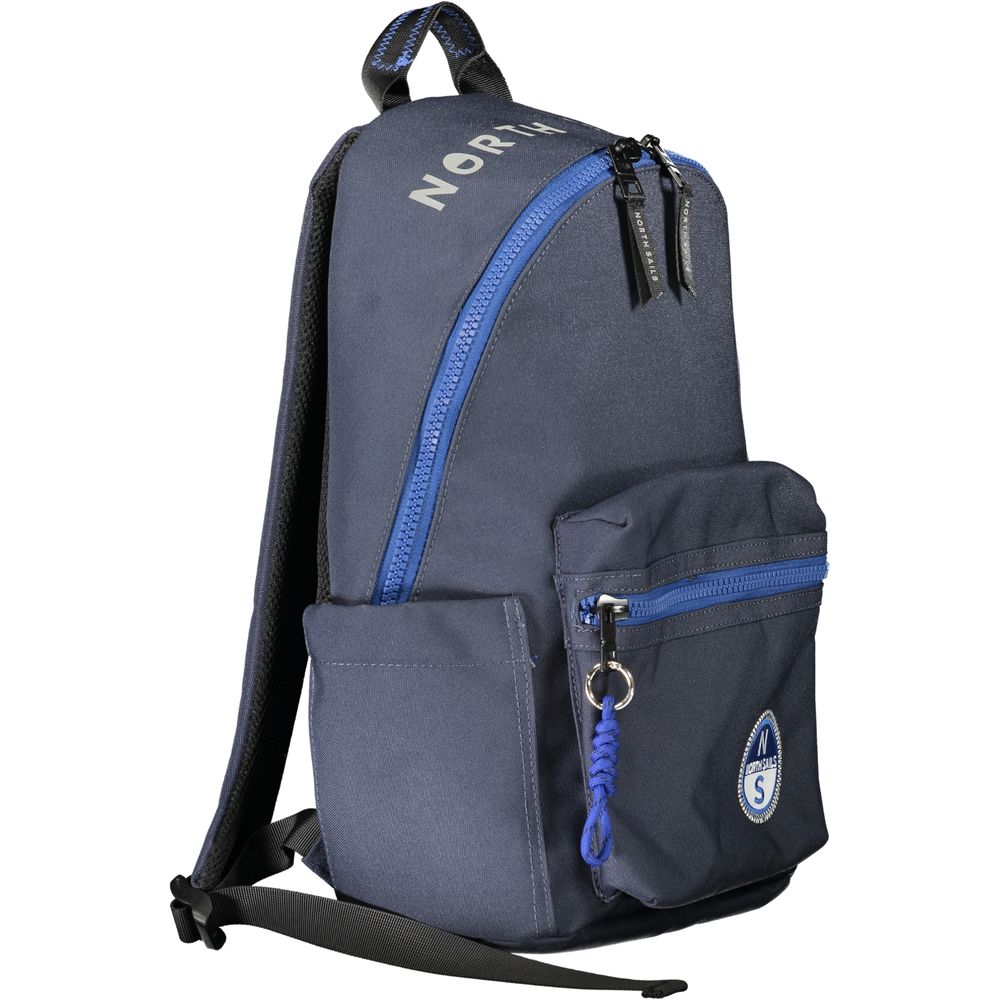 North Sails Blu Polyester Men Backpack | Regal Royce