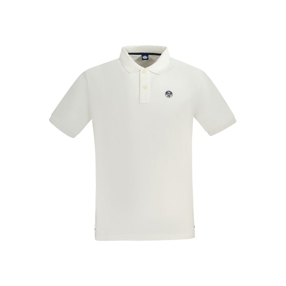 North Sails Bianco Cotton Men Polo | Regal Royce
