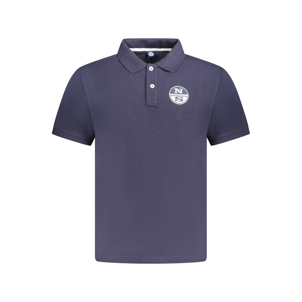 North Sails Blue Cotton Men Polo | Regal Royce