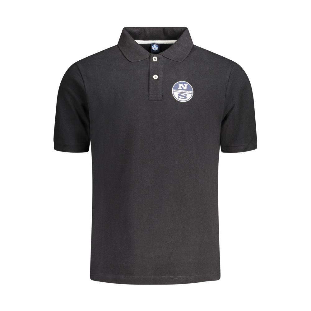 North Sails Black Cotton Men's Polo Shirt | Regal Royce