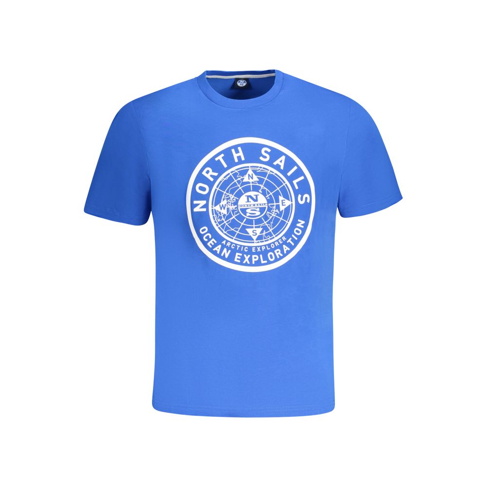 North Sails Blue Cotton Men's T-Shirt | Regal Royce