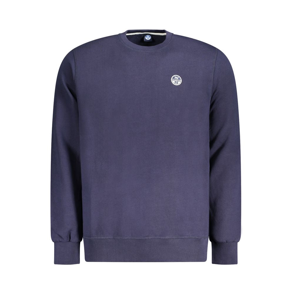North Sails Navy Cotton Men Sweatshirt | Regal Royce