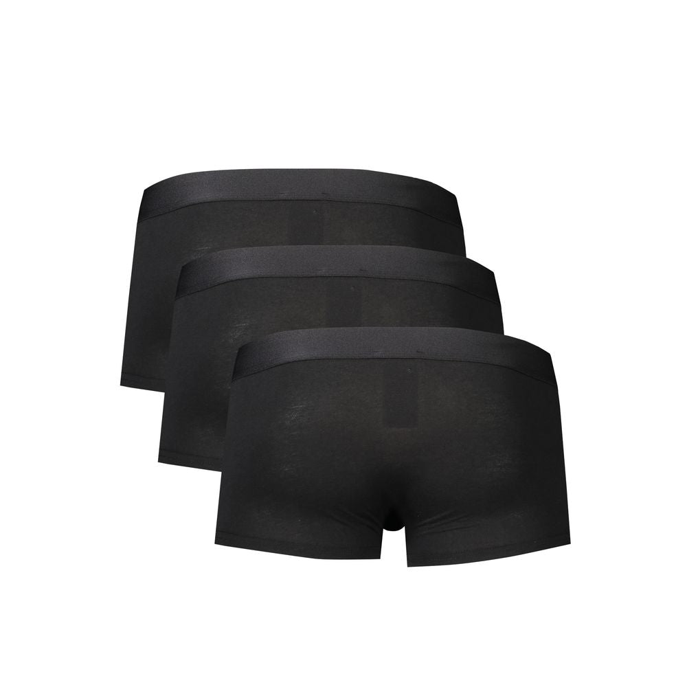 Bikkembergs Black Polyester Men's Boxer Briefs | Regal Royce