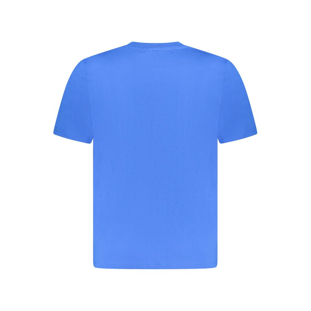 North Sails Blue Cotton Men T-Shirt | Regal Royce