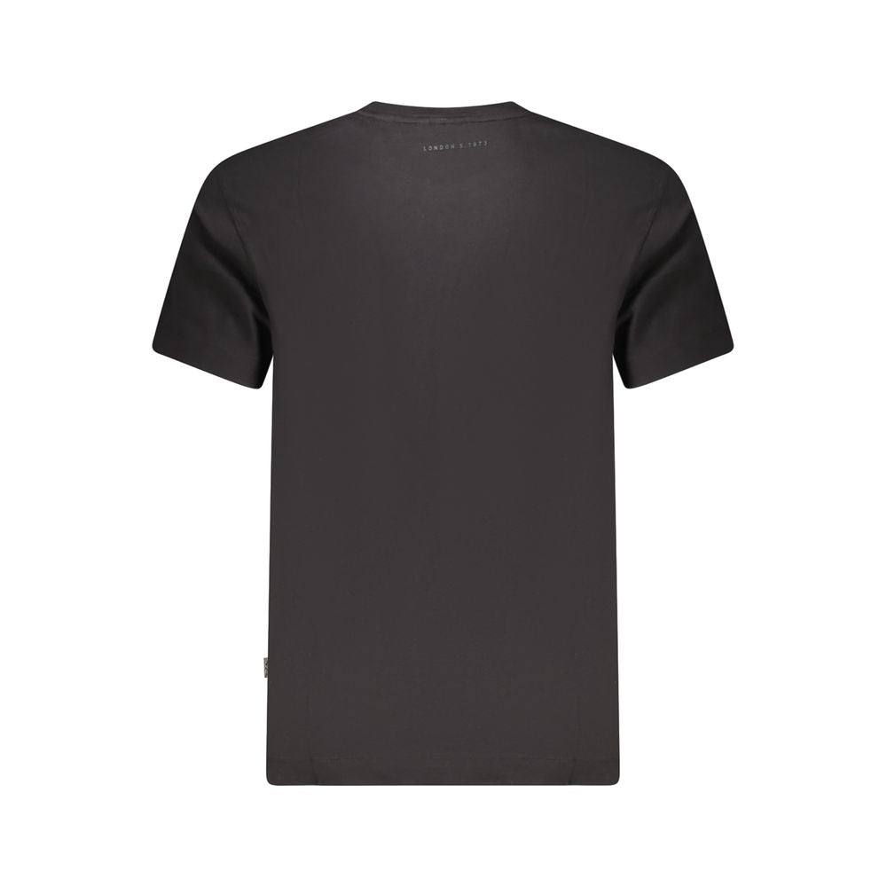 Pepe Jeans Black Cotton Men's T-Shirt | Regal Royce