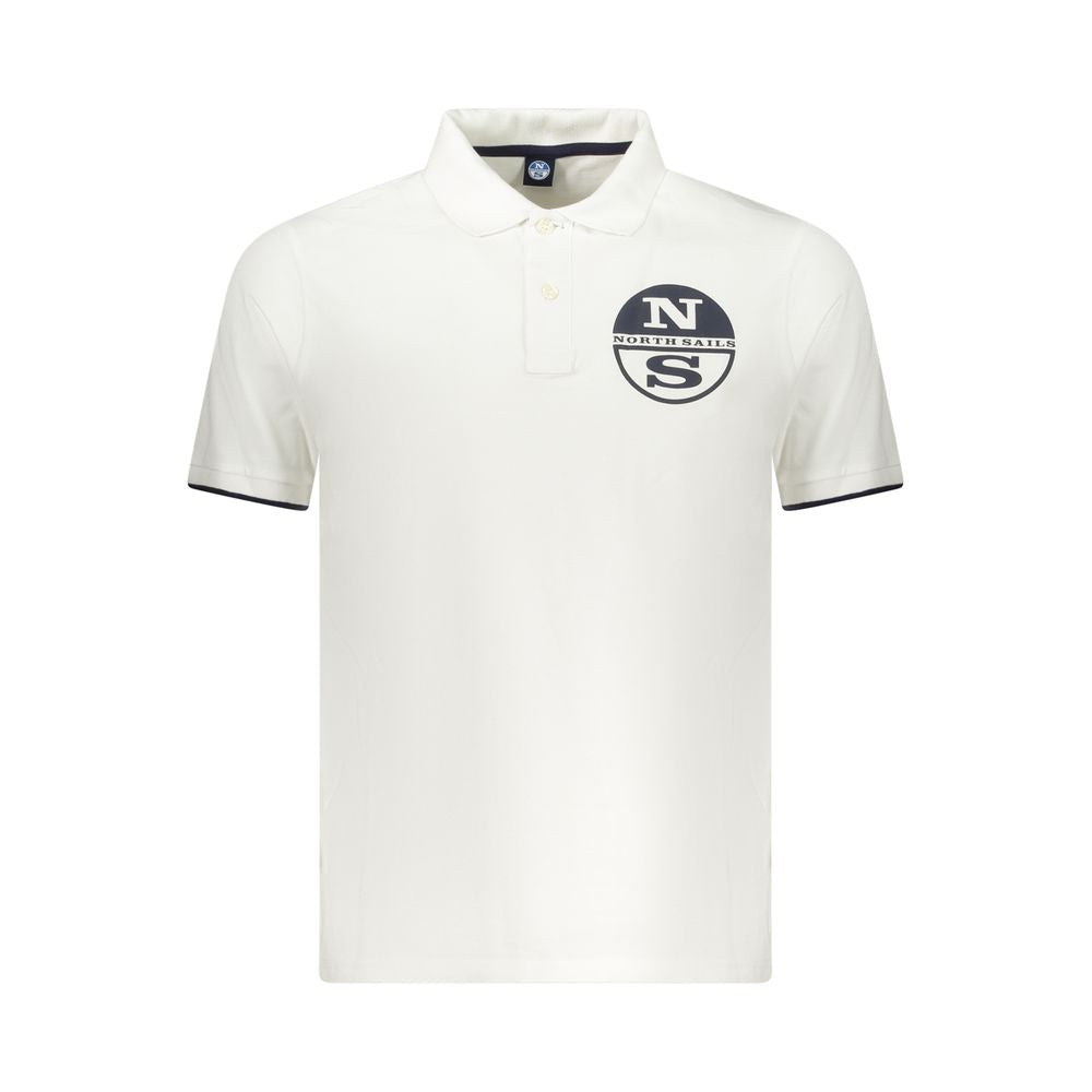 North Sails Bianco Cotton Men Polo | Regal Royce