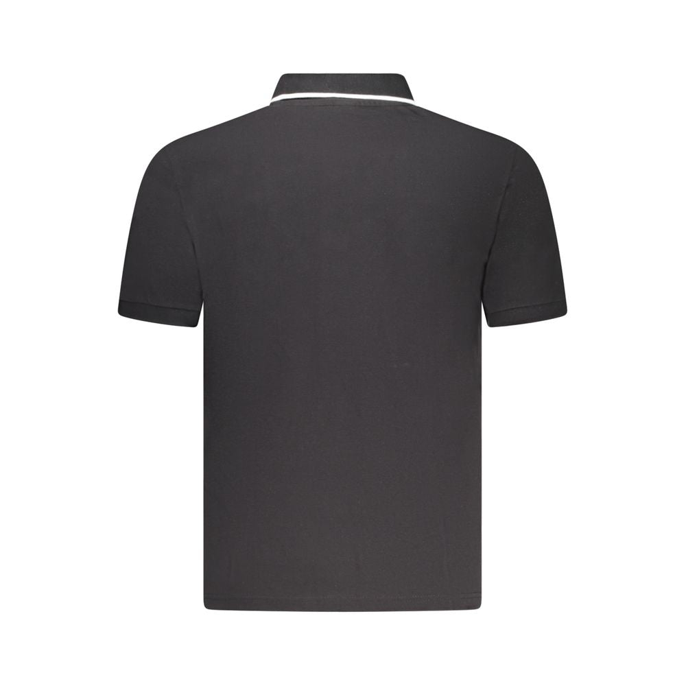 North Sails Black Cotton Mens Polo Shirt | Regal Royce