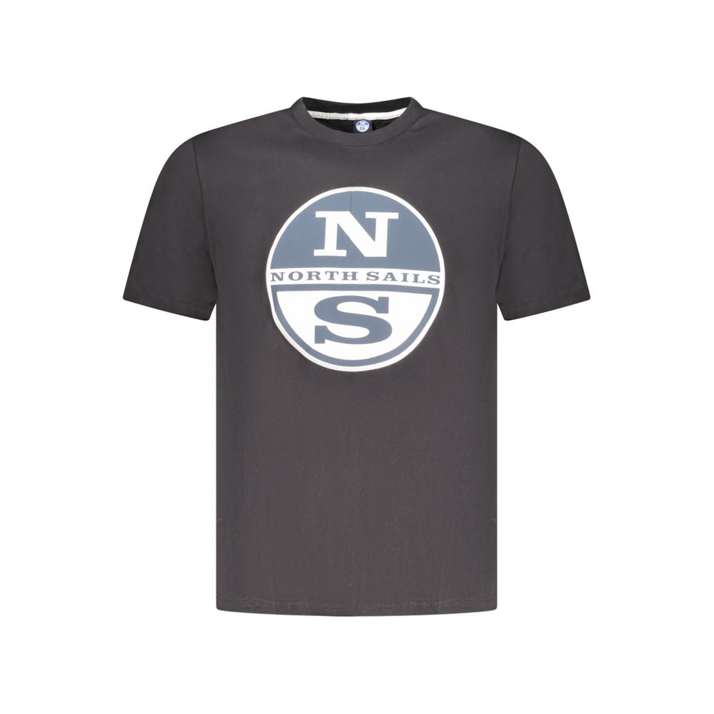 North Sails Black Cotton Men's T-Shirt | Regal Royce
