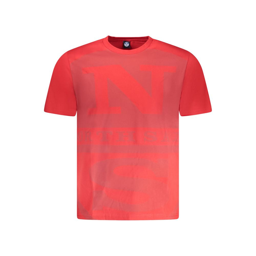 North Sails Red Cotton Men T-Shirt | Regal Royce