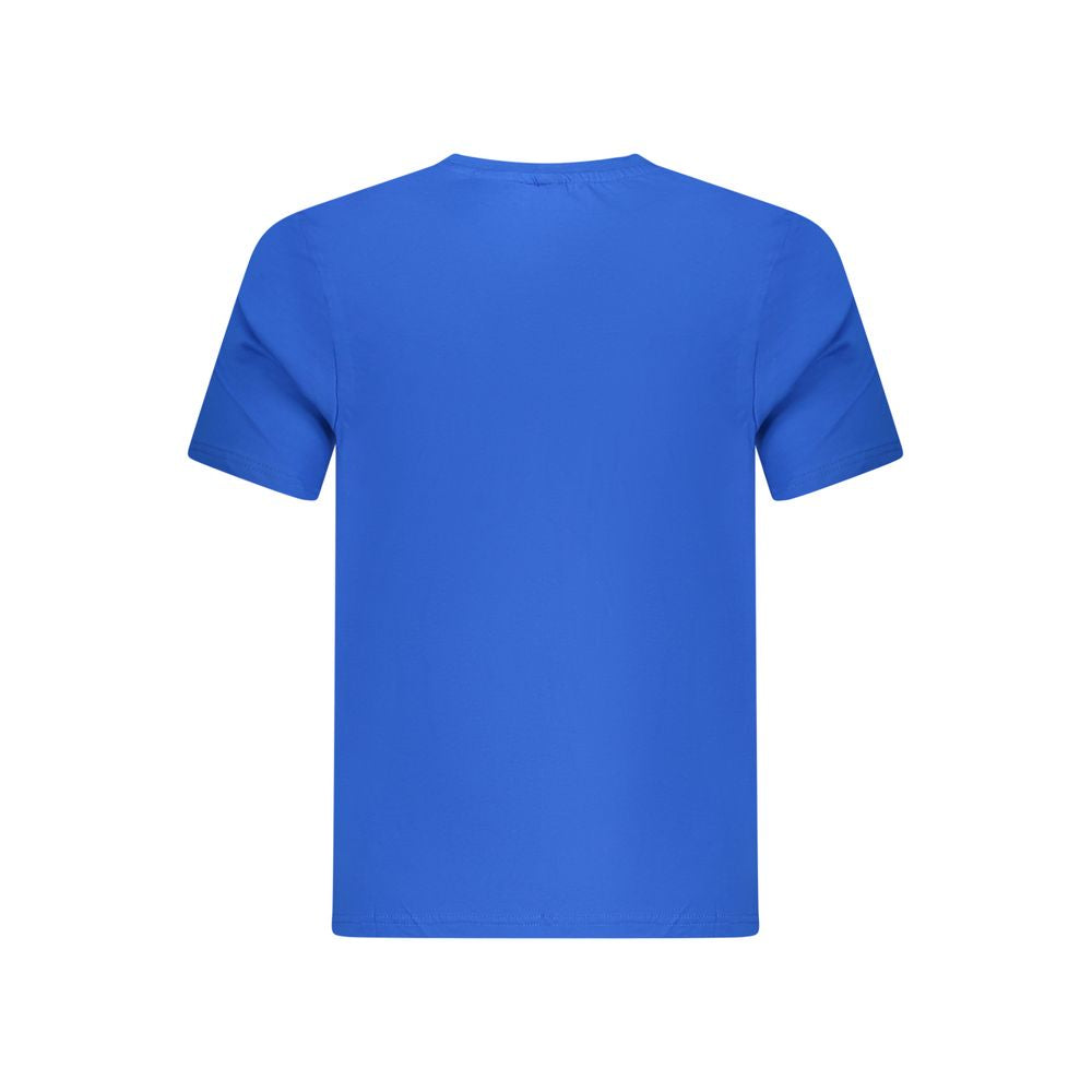 North Sails Blue Cotton Men T-Shirt | Regal Royce
