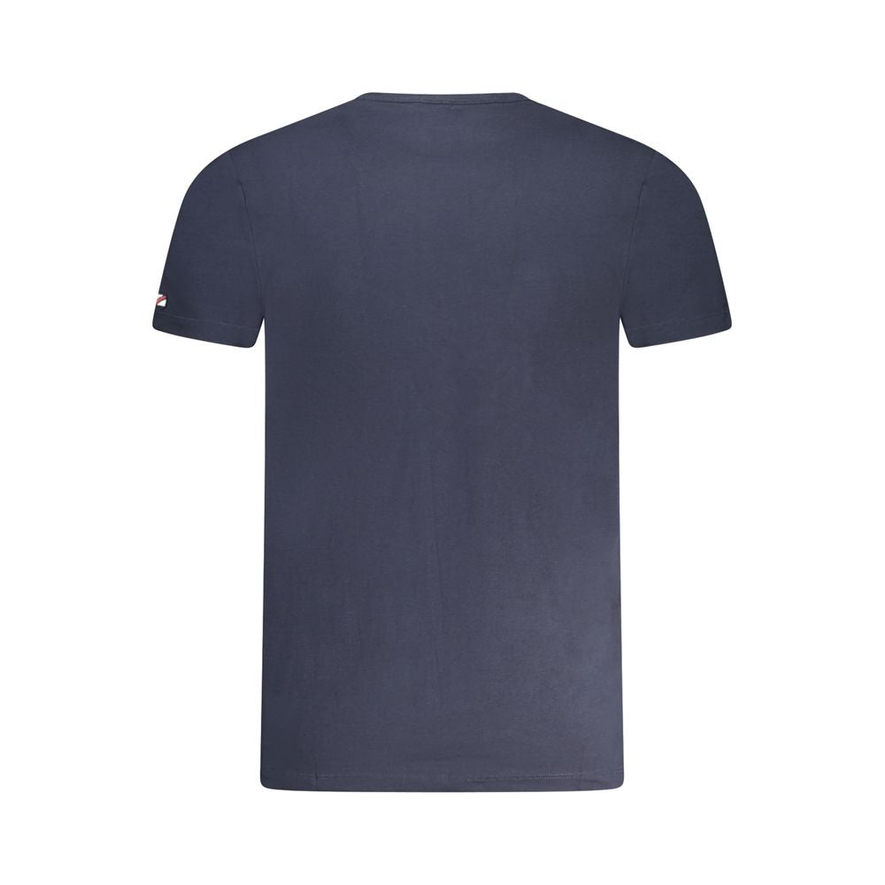Pepe Jeans Blu Cotton Men T-Shirt | Regal Royce
