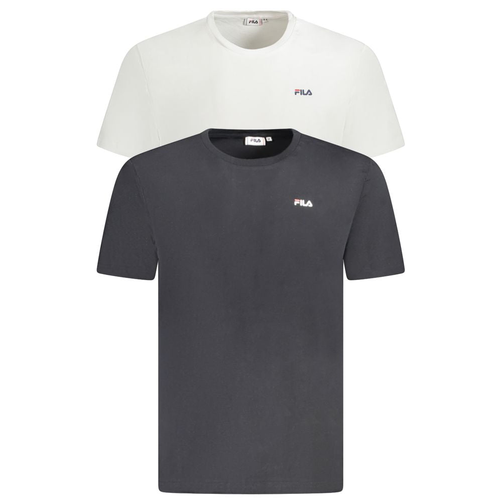 Fila Black Organic Cotton Men's T-Shirt | Regal Royce