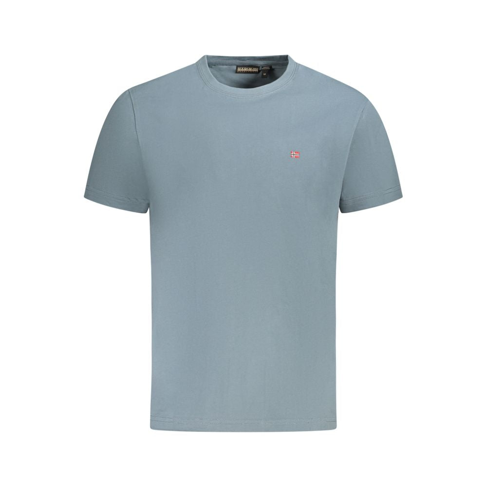 Napapijri Grigio Cotton Men T-Shirt | Regal Royce