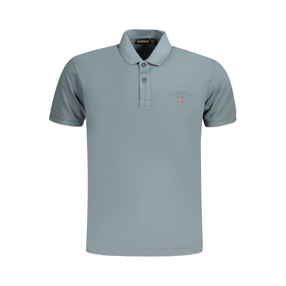 Napapijri Grigio Cotton Men Polo | Regal Royce