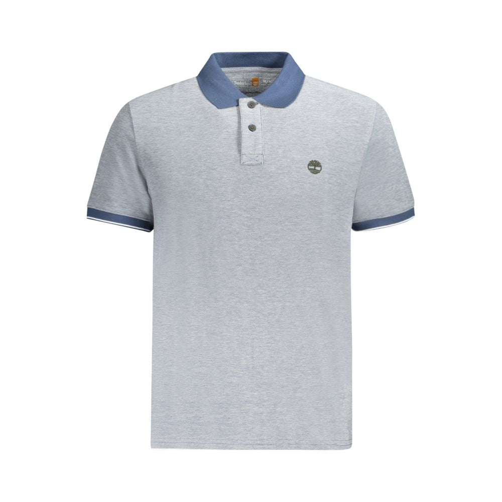 Timberland Blue Cotton Men Polo Shirt | Regal Royce