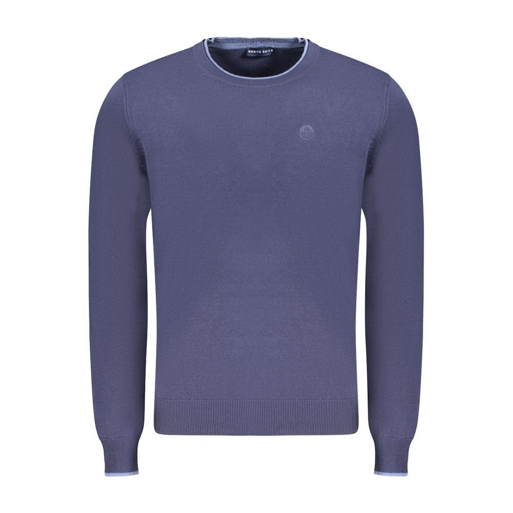 North Sails Blue Cotton Men's Sweater | Regal Royce