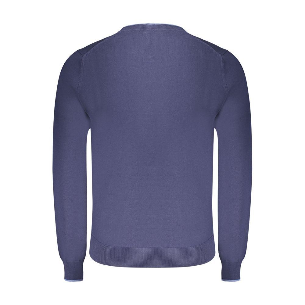 North Sails Blue Cotton Men's Sweater | Regal Royce