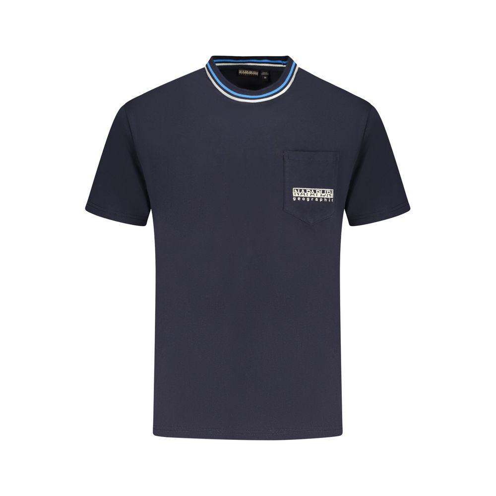 Napapijri Blu Organic Cotton Men's T-Shirt | Regal Royce