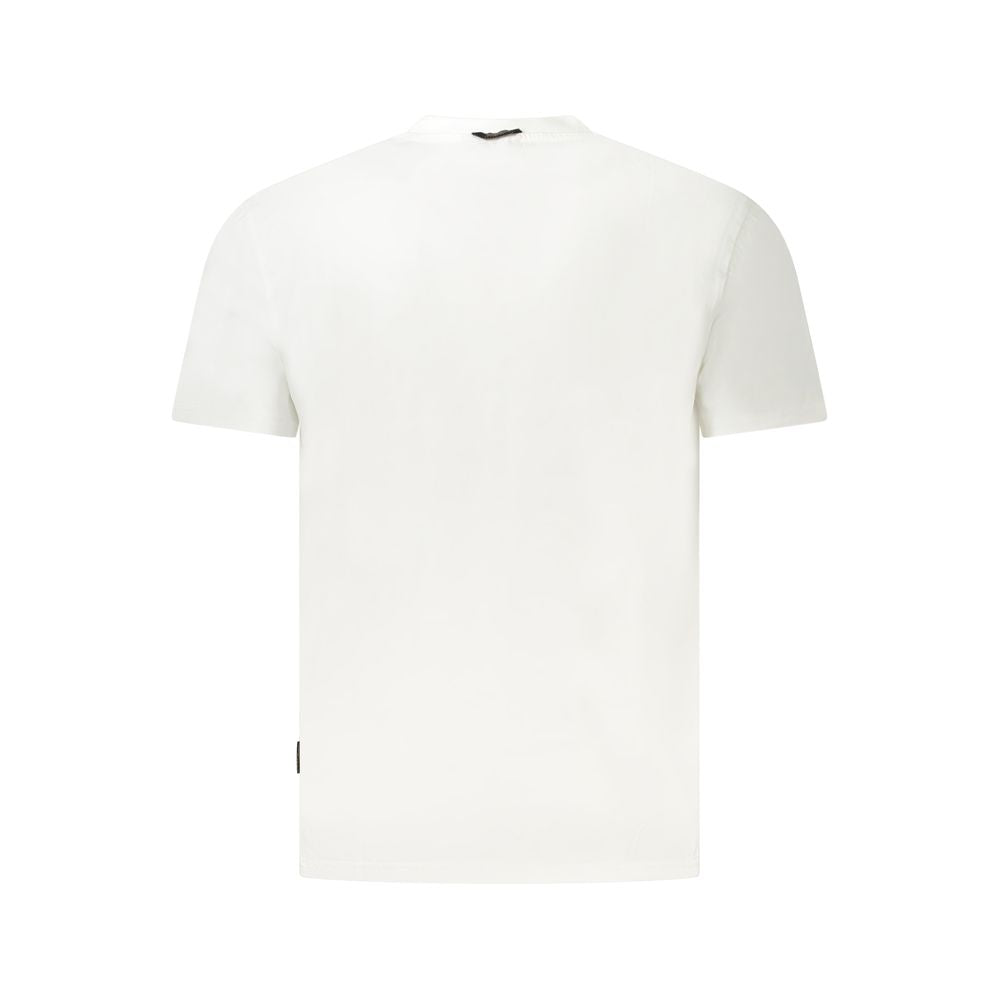 Napapijri Bianco Organic Cotton Men T-Shirt | Regal Royce