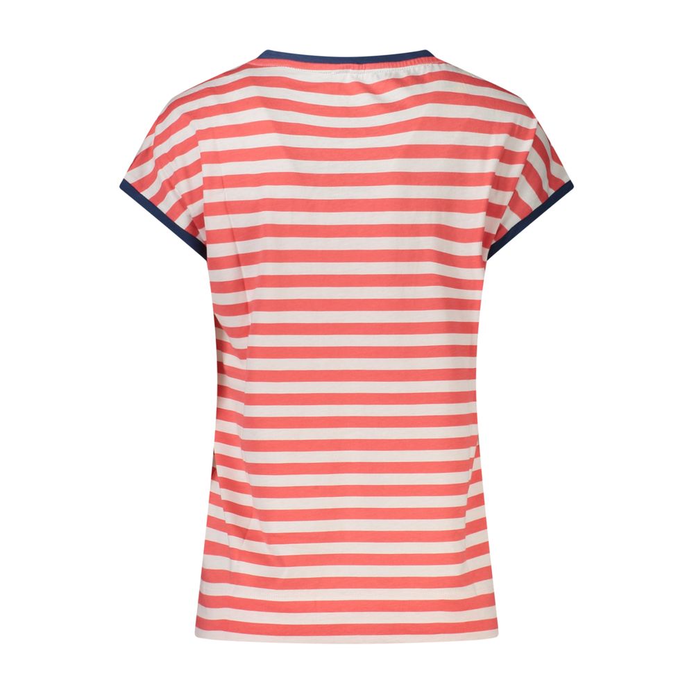 North Sails Red Cotton Women T-Shirt | Regal Royce