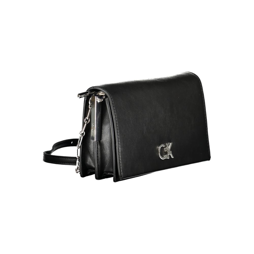 Calvin Klein Black Polyester Women Shoulder Bag | Regal Royce