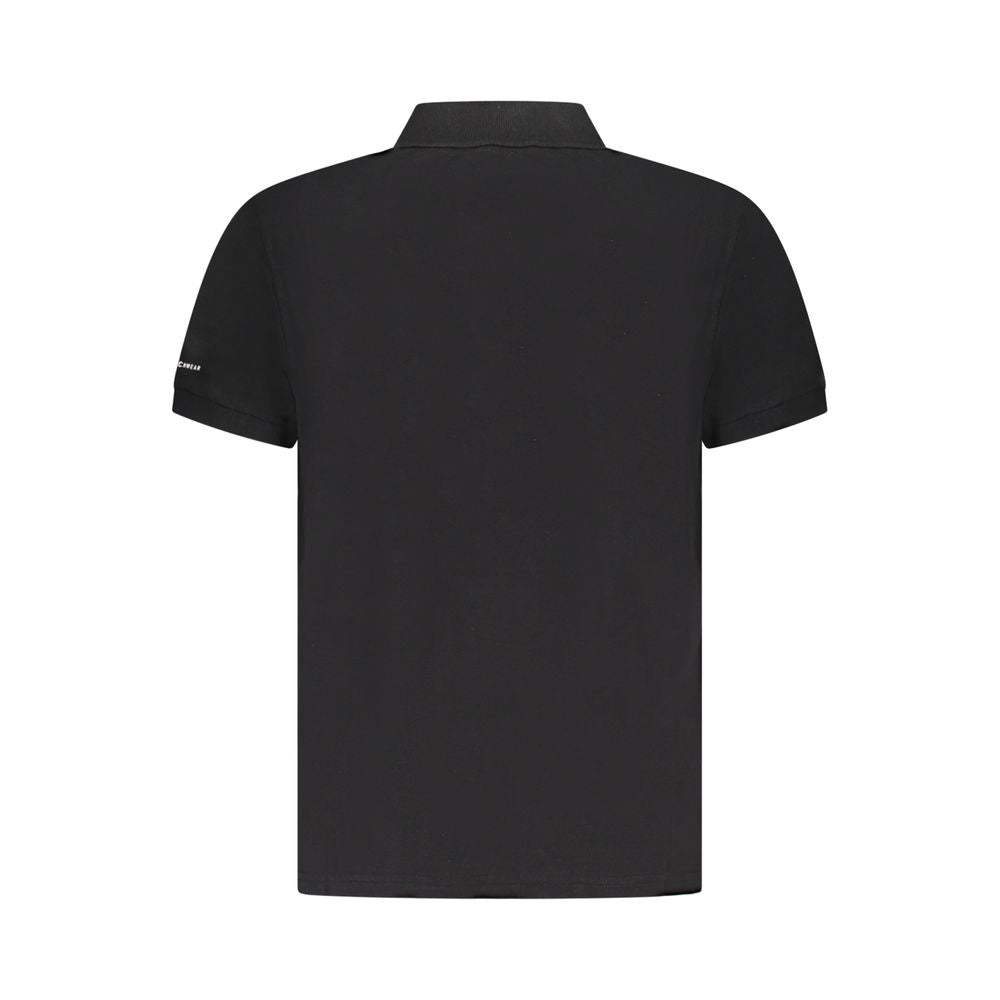Trussardi Black Cotton Men Polo | Regal Royce
