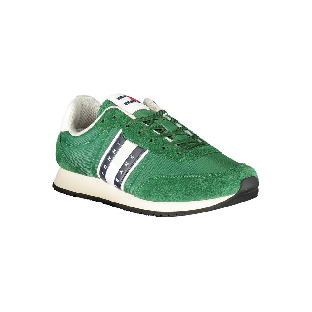 Tommy Hilfiger Verde Polyester Men Sneaker | Regal Royce