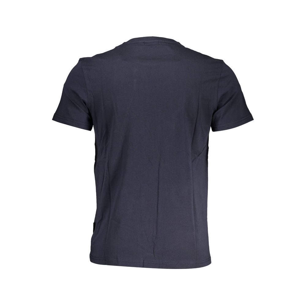 Napapijri Blue Cotton Men T-Shirt | Regal Royce