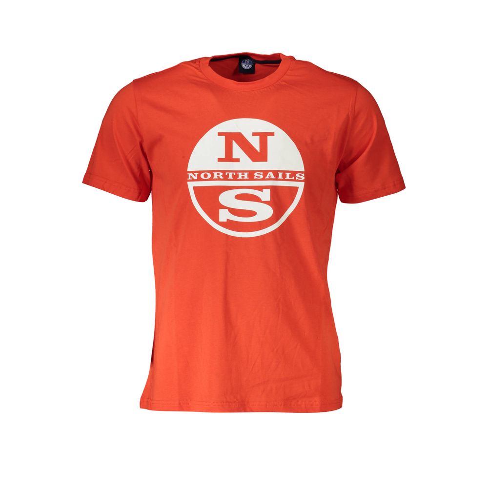 North Sails Red Cotton Men T-Shirt | Regal Royce