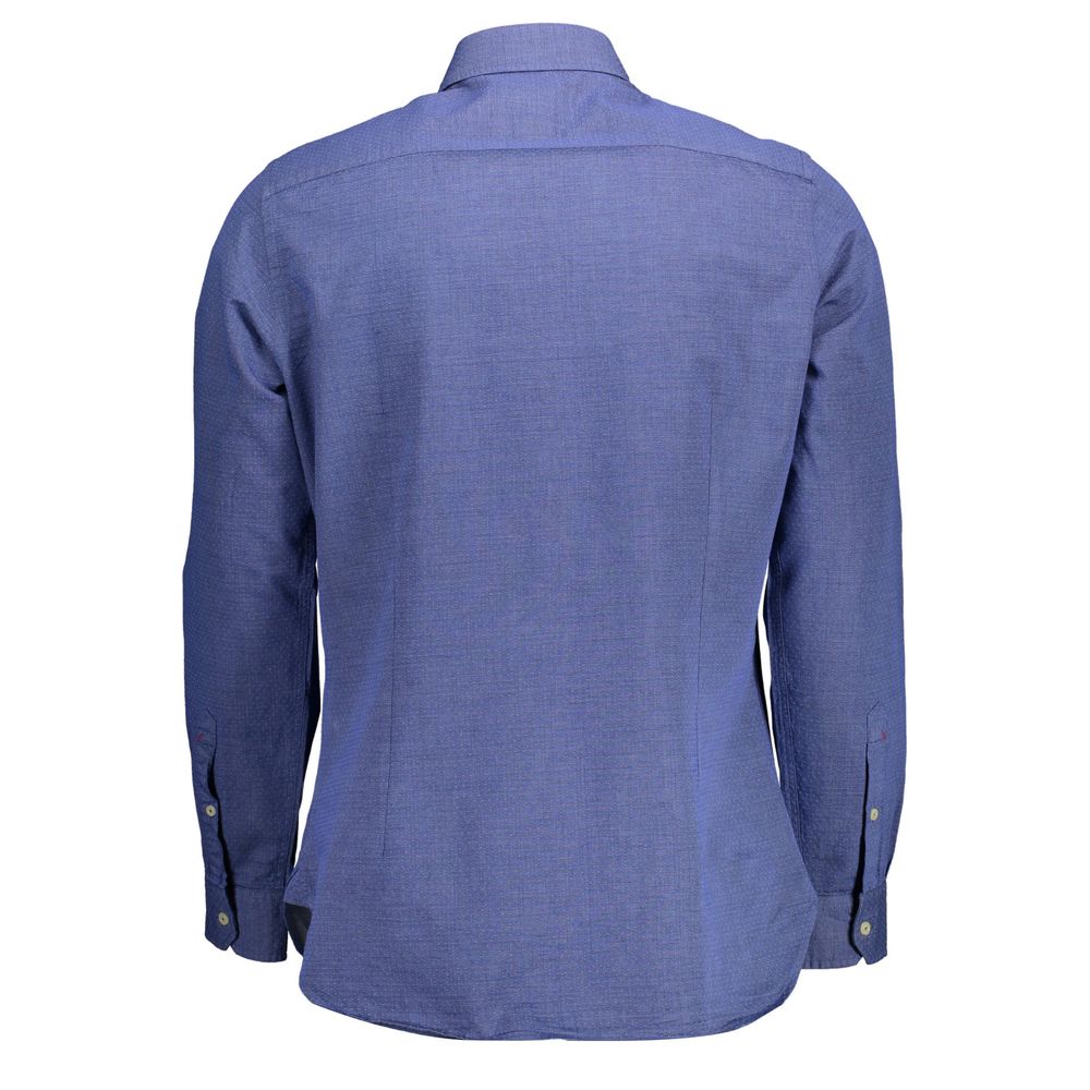 U.S. POLO ASSN. Blue Cotton Men's Shirt | Regal Royce