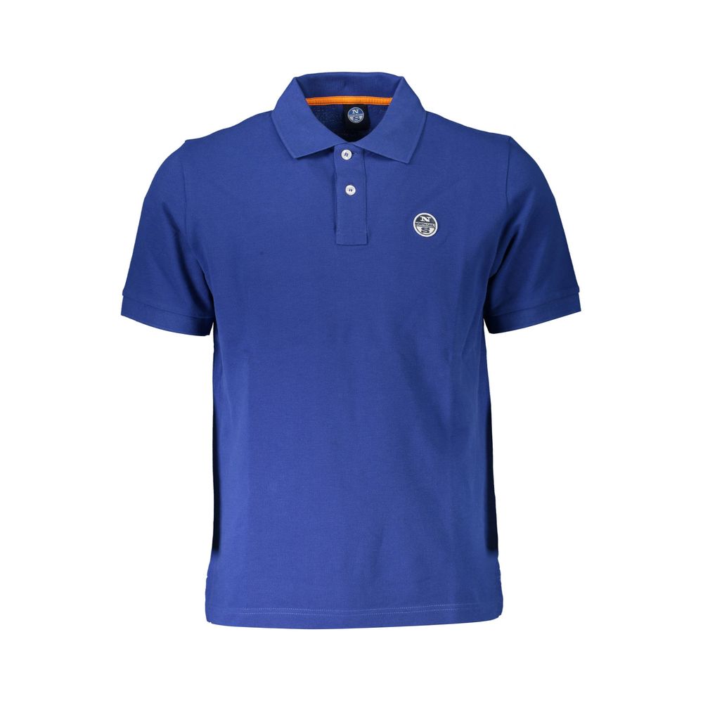 North Sails Blue Cotton Men Polo Shirt | Regal Royce