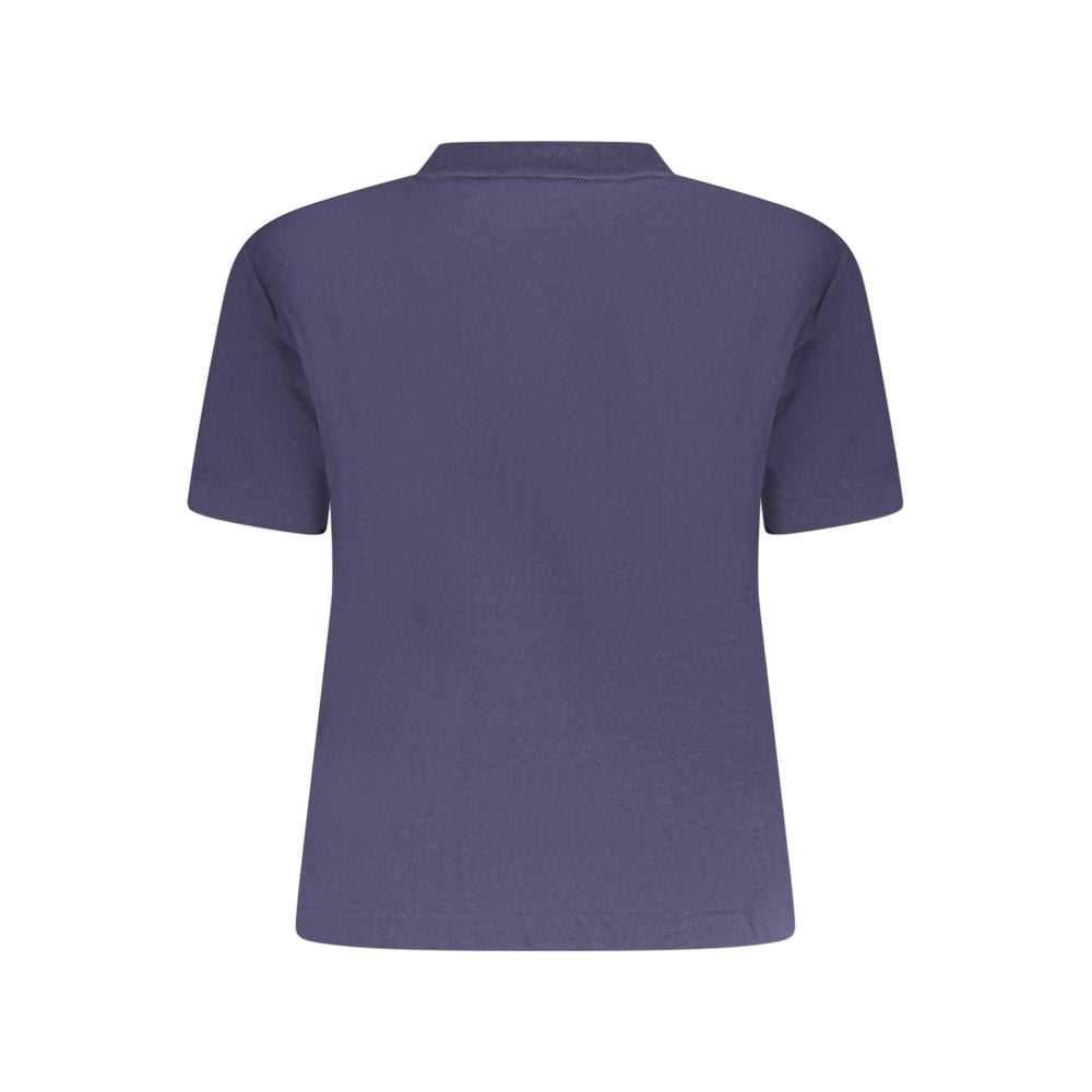 Calvin Klein Blue Cotton Women T-Shirt | Regal Royce