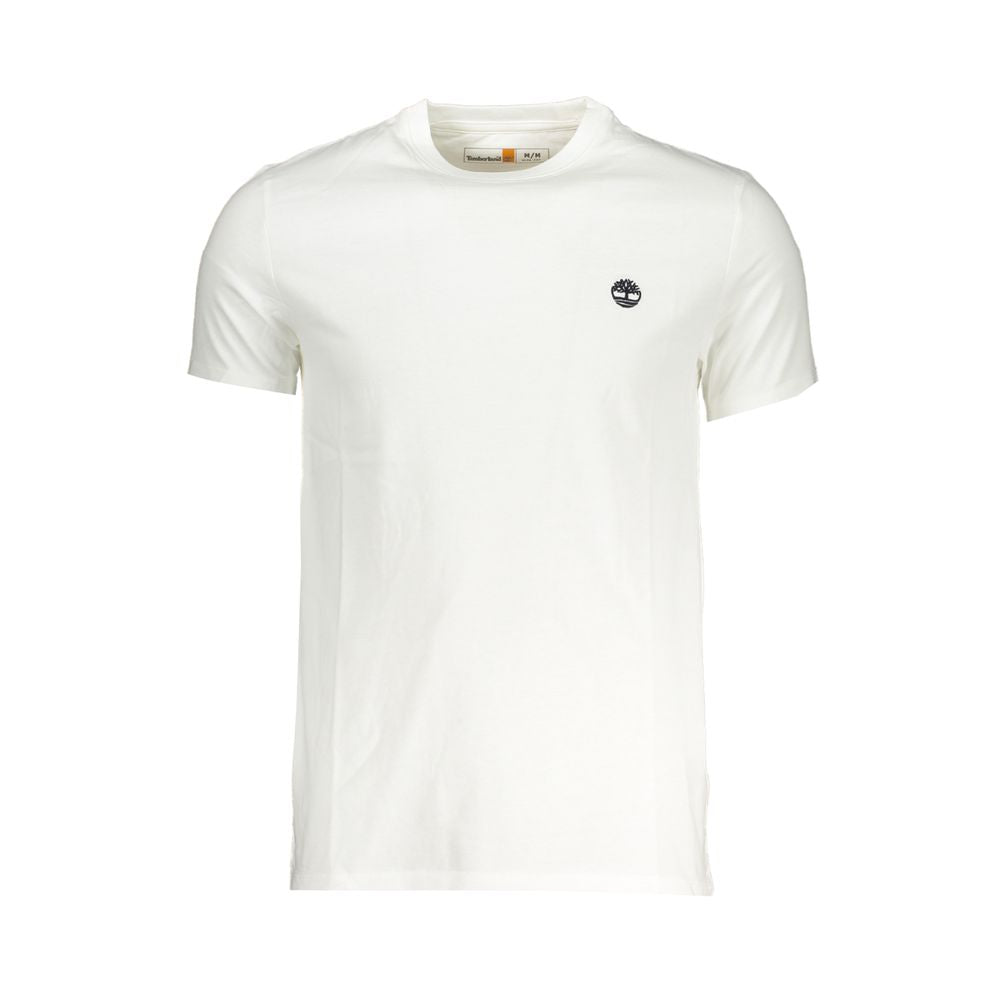 Timberland White Cotton Men T-Shirt | Regal Royce
